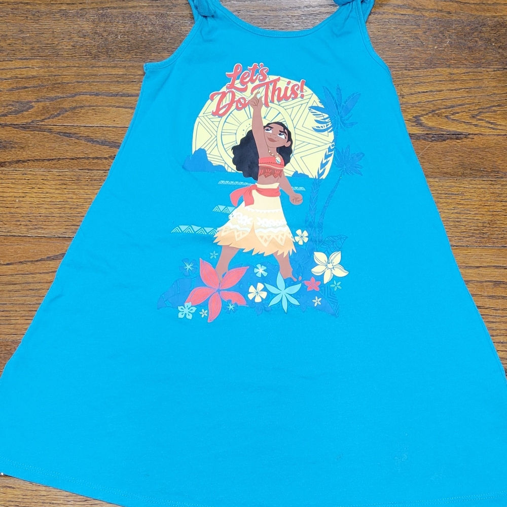 Disney Blue Moana Kids Tank Top